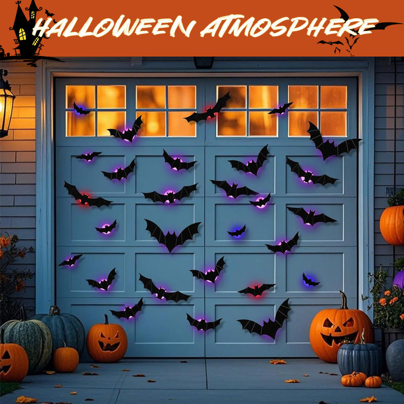 LED Bat Wall Sticker