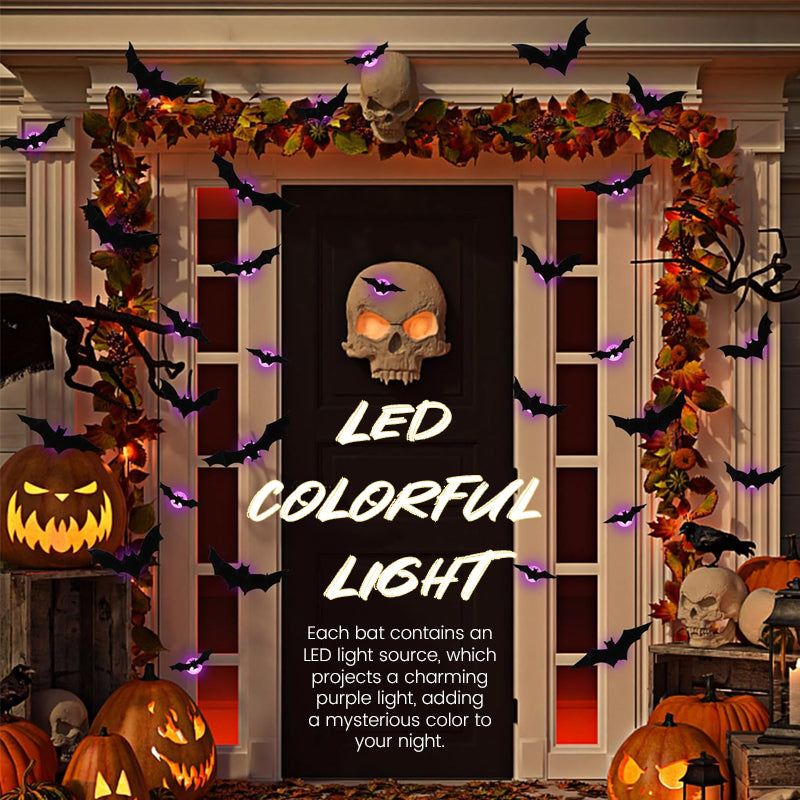 LED Bat Wall Sticker