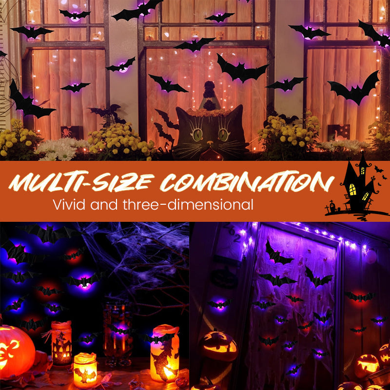 LED Bat Wall Sticker