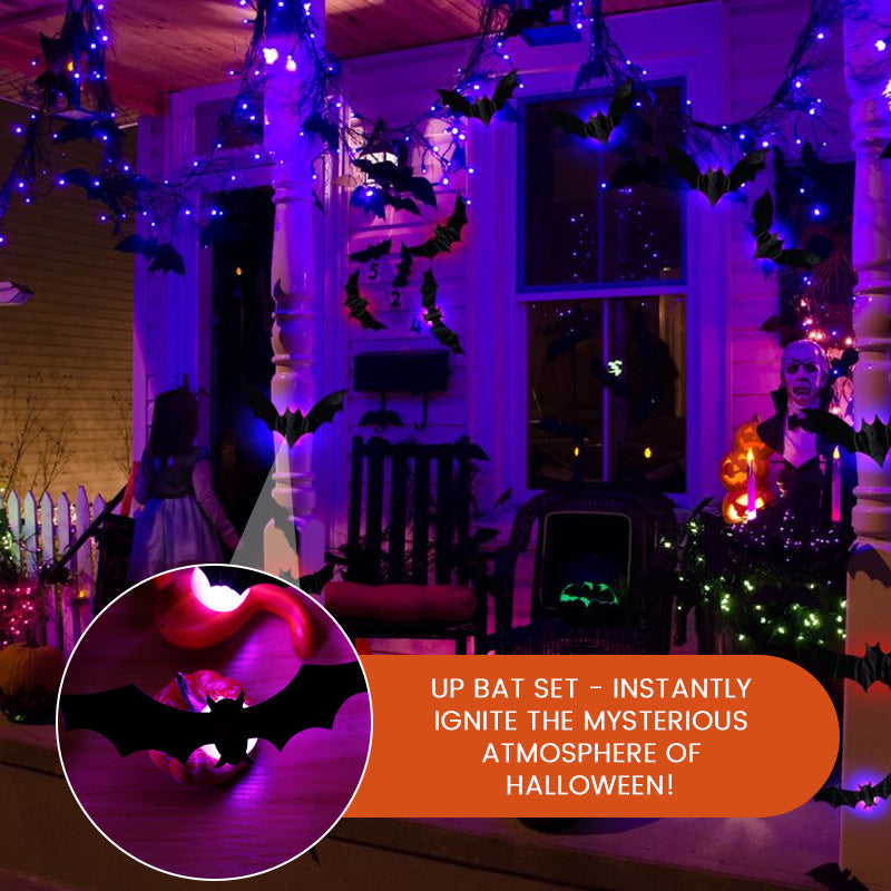 LED Bat Wall Sticker