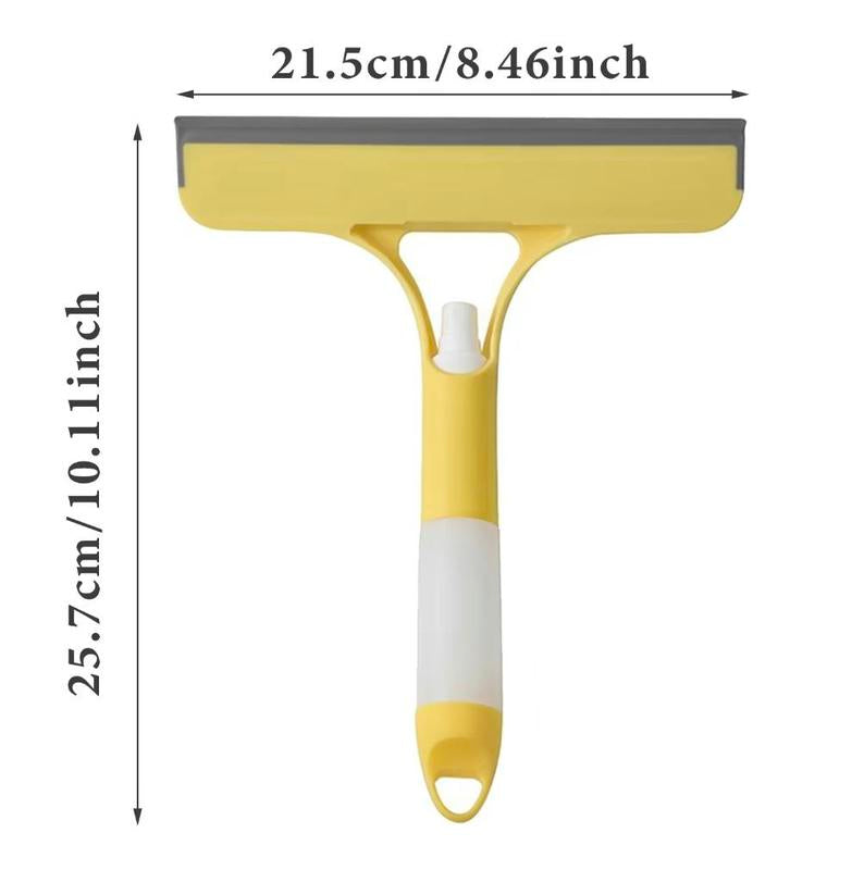 ✨3-in-1 Window Cleaner: Spray + Scrub + Squeegee for Home & Car✨