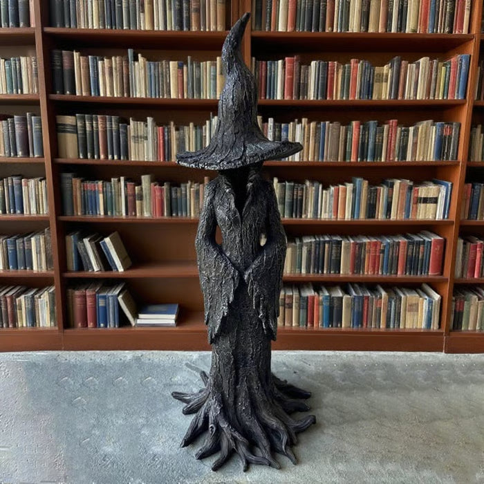 🔥LAST DAY 49% OFF - 🧙♀️💫Hand-Painted Enchanting Witch Statue: The Guardian of Your Home (✨Same as in the video)