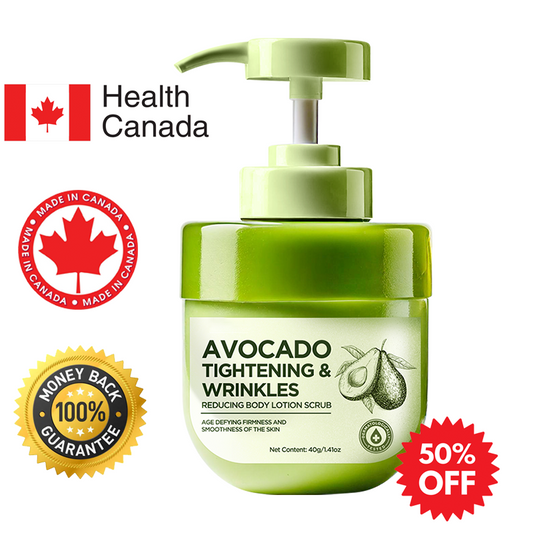 Avocado Tightening & Wrinkles Reducing Body Lotion Scrub (CDA Recommended)