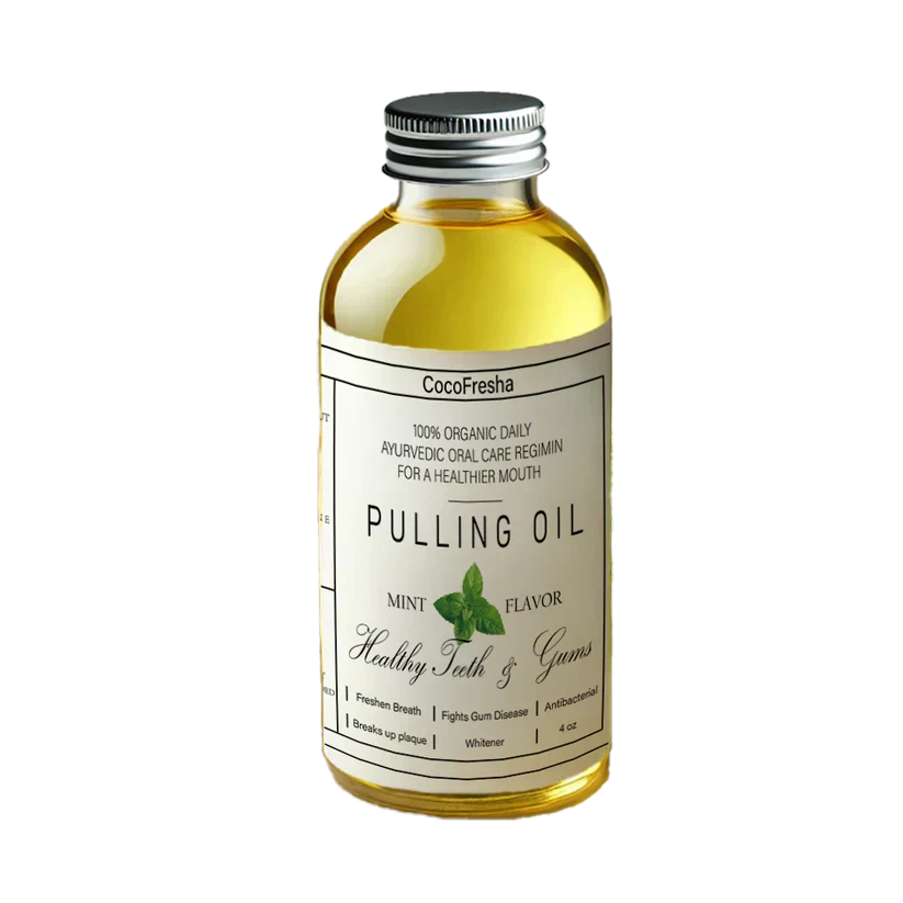 Transform Your Facial Contours with Powerful Organic Coconut Oil Pulling（4 OZ）