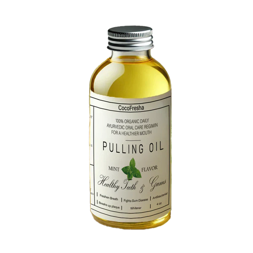 Transform Your Facial Contours with Powerful Organic Coconut Oil Pulling（4 OZ）