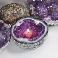 Amethyst Candle