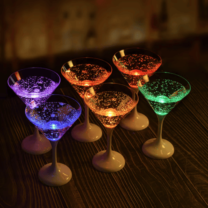 🎅Last Day Promotion!LED Light Up Cups Wine Champagne Glass-Limited Stock